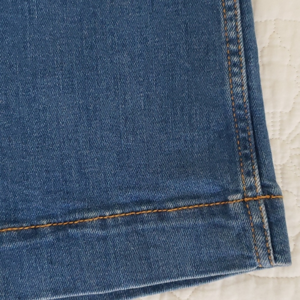 Anthropologie Jean skirt 10 - Picture 3 of 11